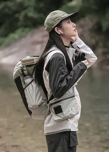 Рюкзак Naturehike NH20BB206 20 л Світло-сірий (1047-6927595772775) - фото 4