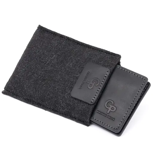 Мужской кожаный кошелек Grande Pelle 12х8х1 см acs0014769 - фото 5