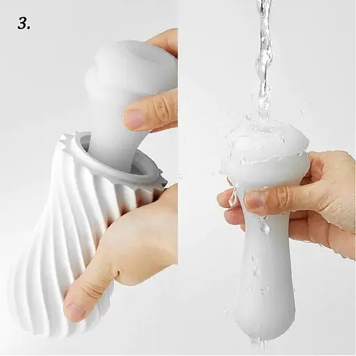 Мастурбатор Tenga Flex Fixxy зелёный - фото 4