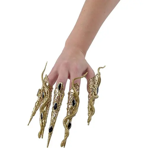 Когти в камнях со змейками, в наборе 5 шт - фото 2