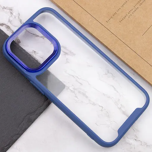 Чохол Epik TPU+PC Lyon Case для Apple iPhone 13 Pro Max 6.7 Blue - фото 5