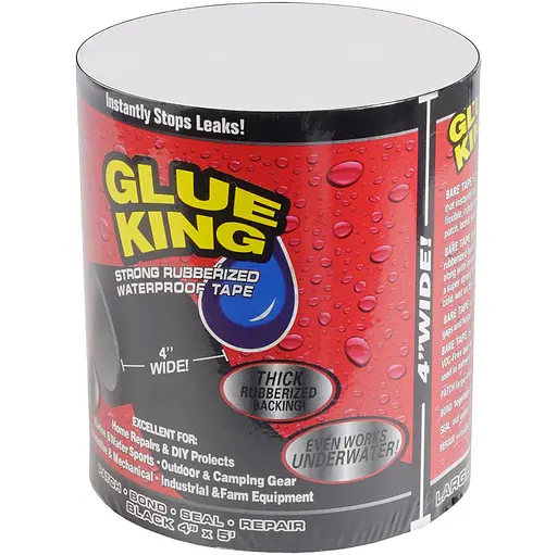 Водонепроницаемая изоляционная лента Supretto Glue King 1.5 м черная (71510002)