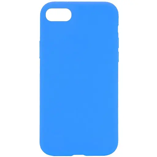 Чохол Epik Silicone Case Full Protective AA NO LOGO для Apple iPhone SE 2020/7/8 4.7 Блакитний/Blue