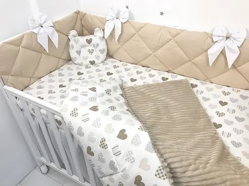 Дитячий набір Moontime у ліжечко "Сердечка" - фото 2