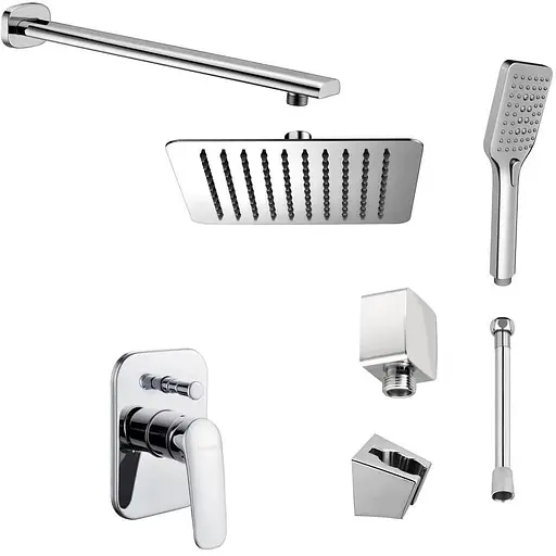 Душова система прихованого монтажу Imprese Praha New f03005501QA, Хром - фото 1