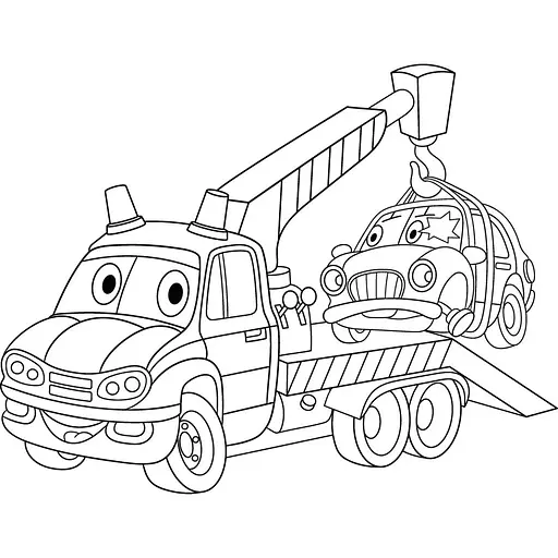 Розпис по полотну "Евакуатор" Art Craft 15067-AC 25х30 см - фото 2