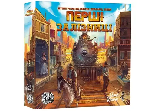 Настільна гра Lords of Boards Перші Залізниці (Pioneer Rails) (укр.) (LOB2318UA)