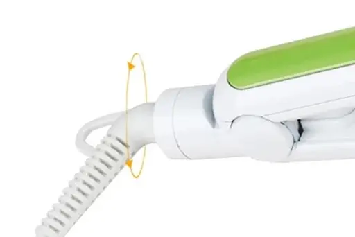 Керамічна праска для волосся DSP-10022 45 Вт Білий з Салатовим - фото 2