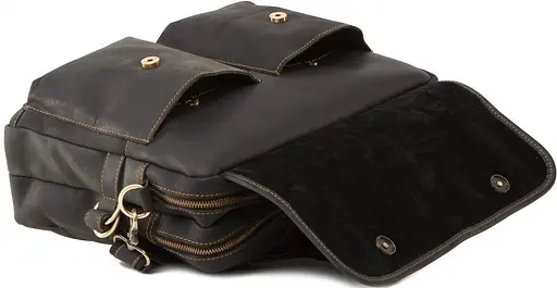 Чоловіча шкіряна сумка Vintage 38,5х29х10,5 см sum0015079 - фото 6