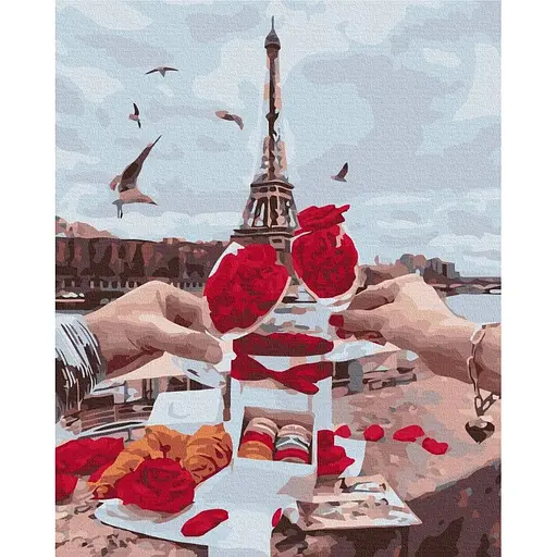 Картина по номерам на підрамнику Brushme Пікнік у Парижі - фото 1