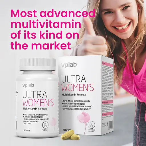 Мультивітамінний комплекс Vplab Ultra Women's Multivitamin Formula 90 капсул - фото 7