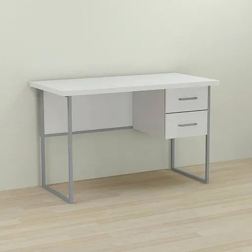 Компьютерный стол Ferrum-decor Таккота 75x100x70 серый ДСП Белый 32мм (FRD-102334)