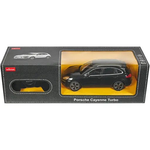 Машинка Rastar Porsche Cayenne Turbo 1:24 Чорний - фото 9
