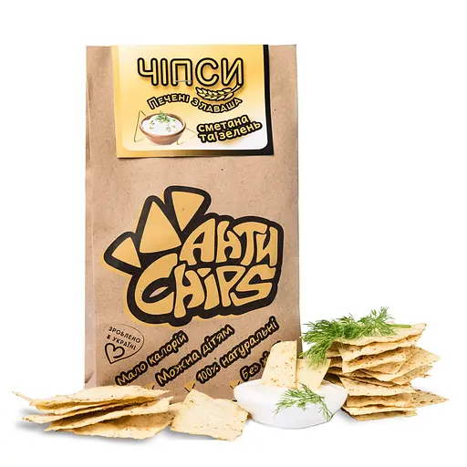 Чипси з лаваша АнтиЧіпси Сметана та зелень 100 г - фото 3