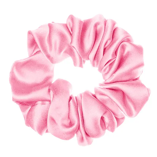 Шовкова резинка для волосся Чумацький Шлях підвищеної еластичності та міцності Розмір L в Подарунковій упаковці Рожева (1210-02)