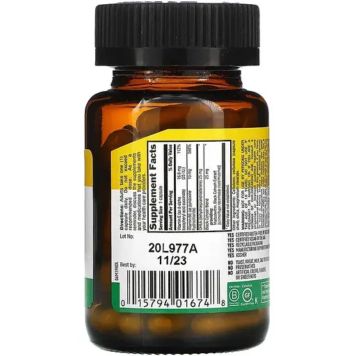 Набор: комплекс витаминов для женщин Country Life DHEA 60 капсул + мультивитамины для мужчин Country Life Core Daily 1 60 таблеток - фото 3