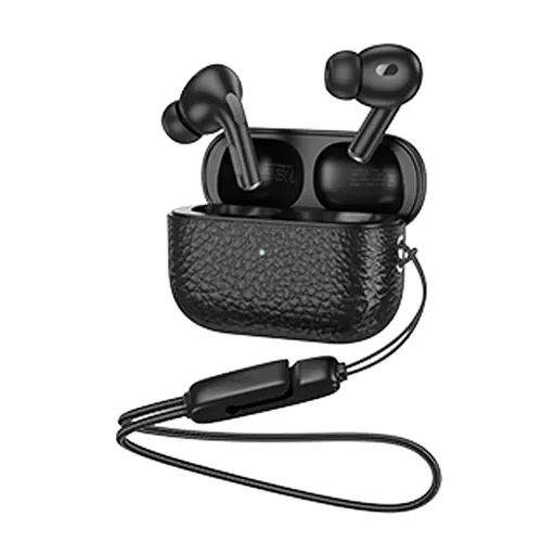 Бездротові TWS навушники Hoco EQ9, вакуумні, BT5.3, 40mAh, 300mAh, 7h, black - фото 2