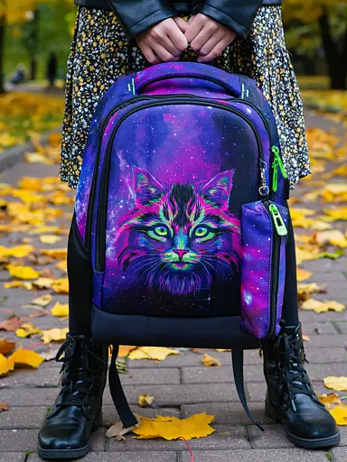 Школьный подростковый рюкзак фиолетовый для девочки Winner / SkyNamе 57-26 для старшеклассников - фото 12