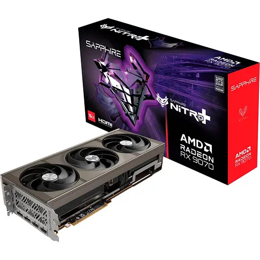 Відеокарта Sapphire Radeon RX 9070 Nitro+ 16GB (11349-01-20G) UA [134185] - фото 1