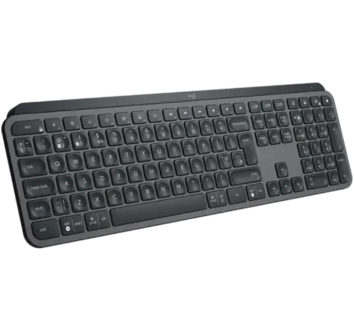 Клавіатура бездротова Logitech MX Keys Advanced UA Graphite (920-010251)