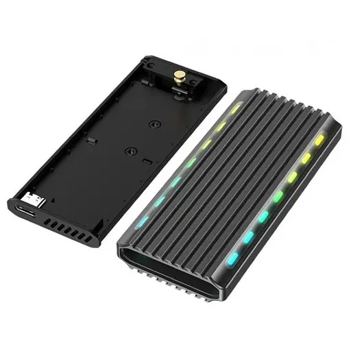 Зовнішня кишеня Gemird EE2280-U3C-03 M.2 (NVMe&NGFF), USB 3.1, чорна - фото 3