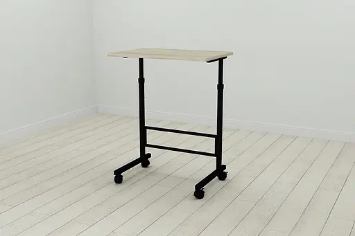 Стол приставной Ferrum-decor Амиго 62x60x40 металл Черный ДСП Дуб Сонома 16мм (FRD-102529)