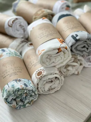 Муслинова дуже якісна пелюшка OldBro Kids 100x120 см - фото 2