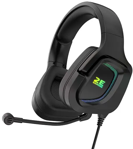 Игровая гарнитура 2E Gaming HG340 RGB 3.5mm Black (2E-HG340BK) - фото 1