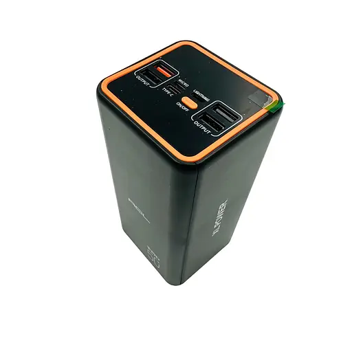 Универсальная зарядная батарея ACL PW-55 50000 mAh с индикатором заряда + фонарь + ремешок (Черный) - фото 6