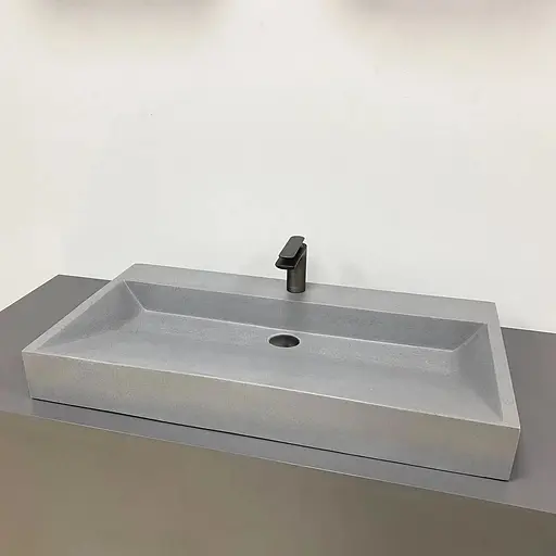 Умивальник VBI Vieste 80 grey matt накладний VBI-016801, Сірий - фото 1