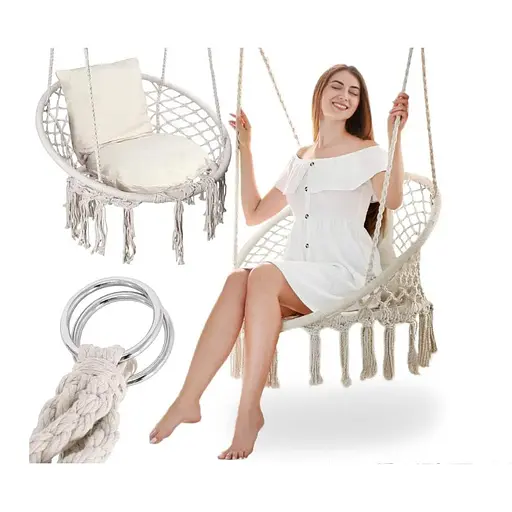 Підвісне крісло гойдалка TOGO Beige - фото 1