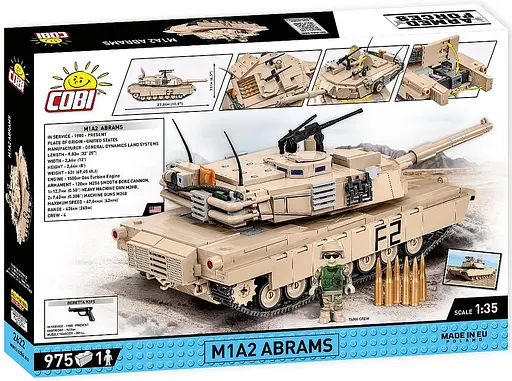 Конструктор COBI танк Abrams 2622 - фото 4