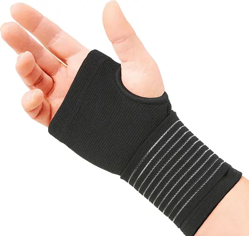 Фіксатор зап'ястя та долоні Gymtek розмір М чорний - фото 2