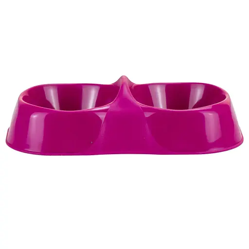 Миска двойная для корма и воды MPS Maya Double M Miz Col. 26x15x8 см  - фото 4