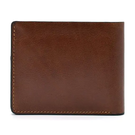 Мужской кожаный кошелек Grande Pelle 11х9 см acs0029268 - фото 3