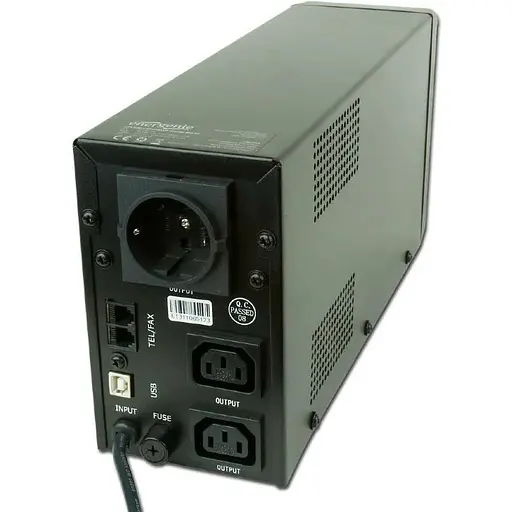 Джерело безперебійного живлення EnerGenie EG-UPS-032 850VA, Line Int., AVR, 2xIEC+1xSchuko, USB, LCD, RJ11 - фото 3