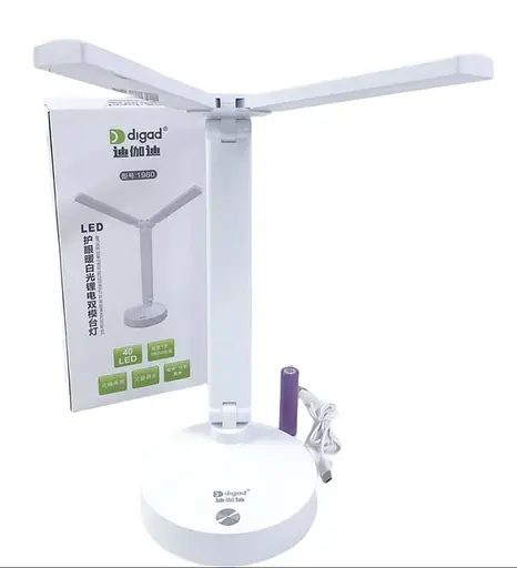 Настільна лампа Digad 1960 сенсорна + 2х18650 + USB + 3 режими (плавне регулювання) - фото 6