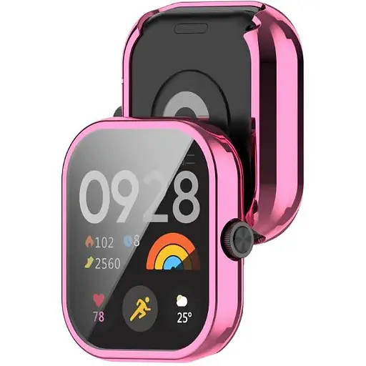 Чохол-накладка DK для Xiaomi Redmi Watch 4 Silicone Face Case (pink rose) - фото 2