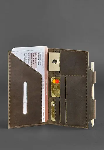 Кожаный тревел-кейс 3.0 темно-коричневый - фото 3