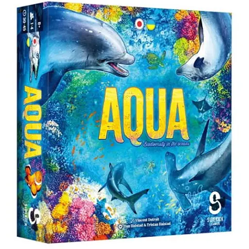 Настільна гра Lords of Boards Аква. Океанське біорізноманіття (AQUA: Biodiversity in the oceans) (укр.) (LOB2331UA) - фото 1