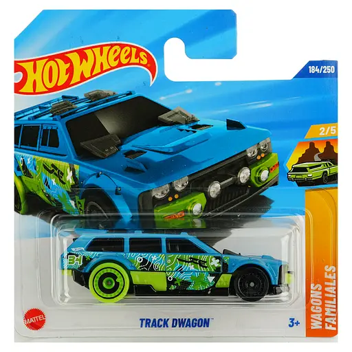 Базова машинка Hot Wheels Wagons Track Dwagon  зелено-блакитна (5785) JBB81-N521     