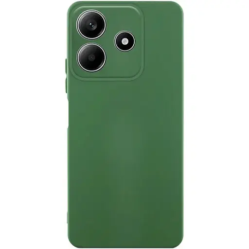 Чехол Lakshmi Silicone Cover Full Camera (AA) для Xiaomi Redmi Note 14 5G Зеленый / Dark green