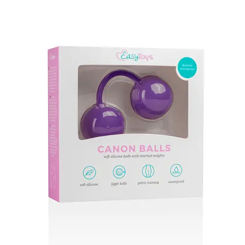 Вагінальні кульки Easy Toys Pleasure Balls, 16 см, фіолетовий - фото 6