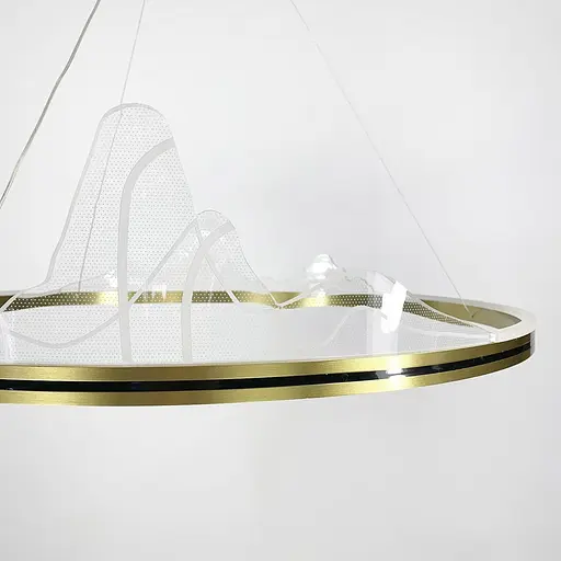 Изысканная подвесная LED люстра с имитацией высокогорья Ø 100 см Ст. SGA 16-1000 AB | Line F - фото 4