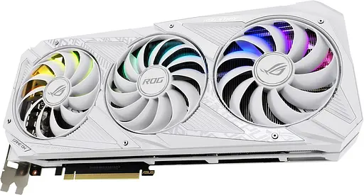 Видеокарта GeForce RTX 3090 24GB Asus ROG Strix OC White (ROG-STRIX-RTX3090-O24G-WHITE) Б/У - фото 11