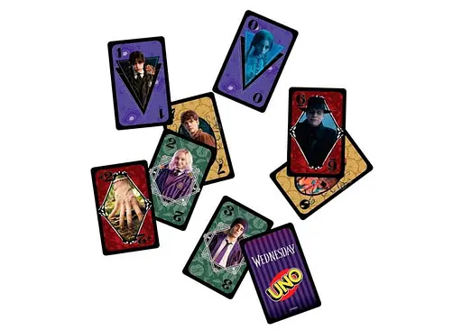 Настольная игра Mattel Уно Уэнздей (UNO Wednesday) (JHB18) - фото 4