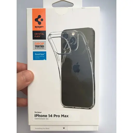 Оригинальный чехол Spigen Liquid Crystal Flex для iPhone 14 Pro Max (6.7") (ACS04636) - фото 3