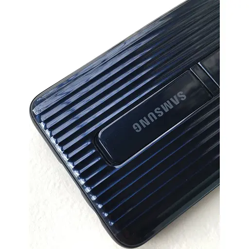 Оригінальний чохол із підставкою Protective Standing Cover для Samsung Galaxy S10e Blue Navy EF-RG970CLEGRU - фото 6