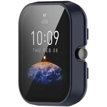Чехол-накладка DK Пластик Gloss Glass Full Cover для Xiaomi Amazfit Bip 3 / 3 Pro (dark blue) - фото 3