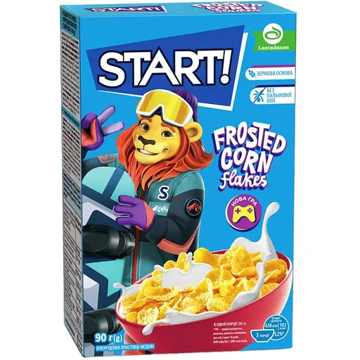 Пластівці Start кукурудзяні глазуровані 90 г (37880)